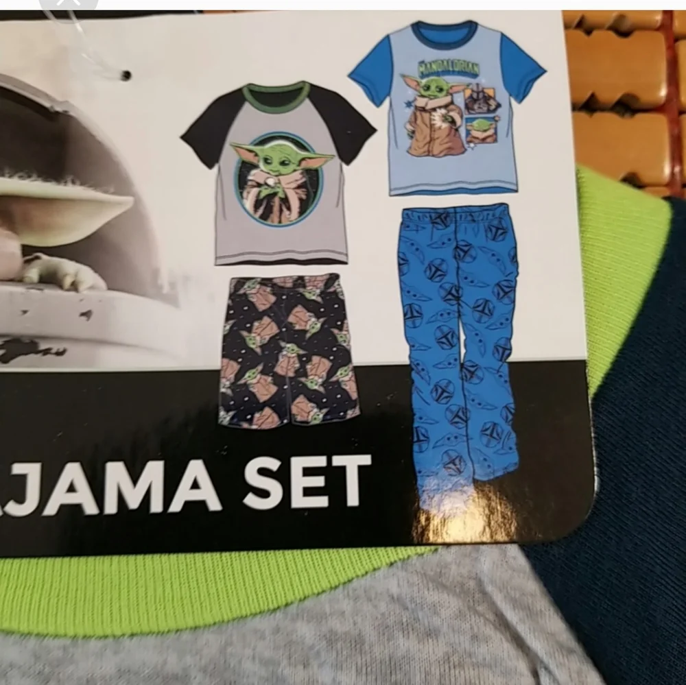 4 Piece StarWars pajama set 4 piece set new shorts pants shirts